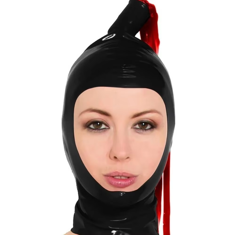 Черный латексный капюшон с лат – обзор и цена Cosplay Prop Paint